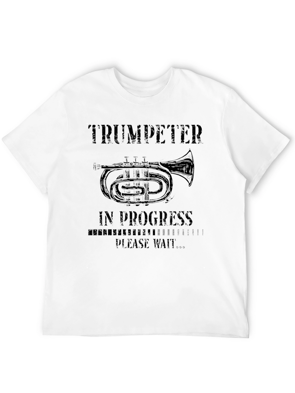 Trumpeter in Progress Black T-Shirt
