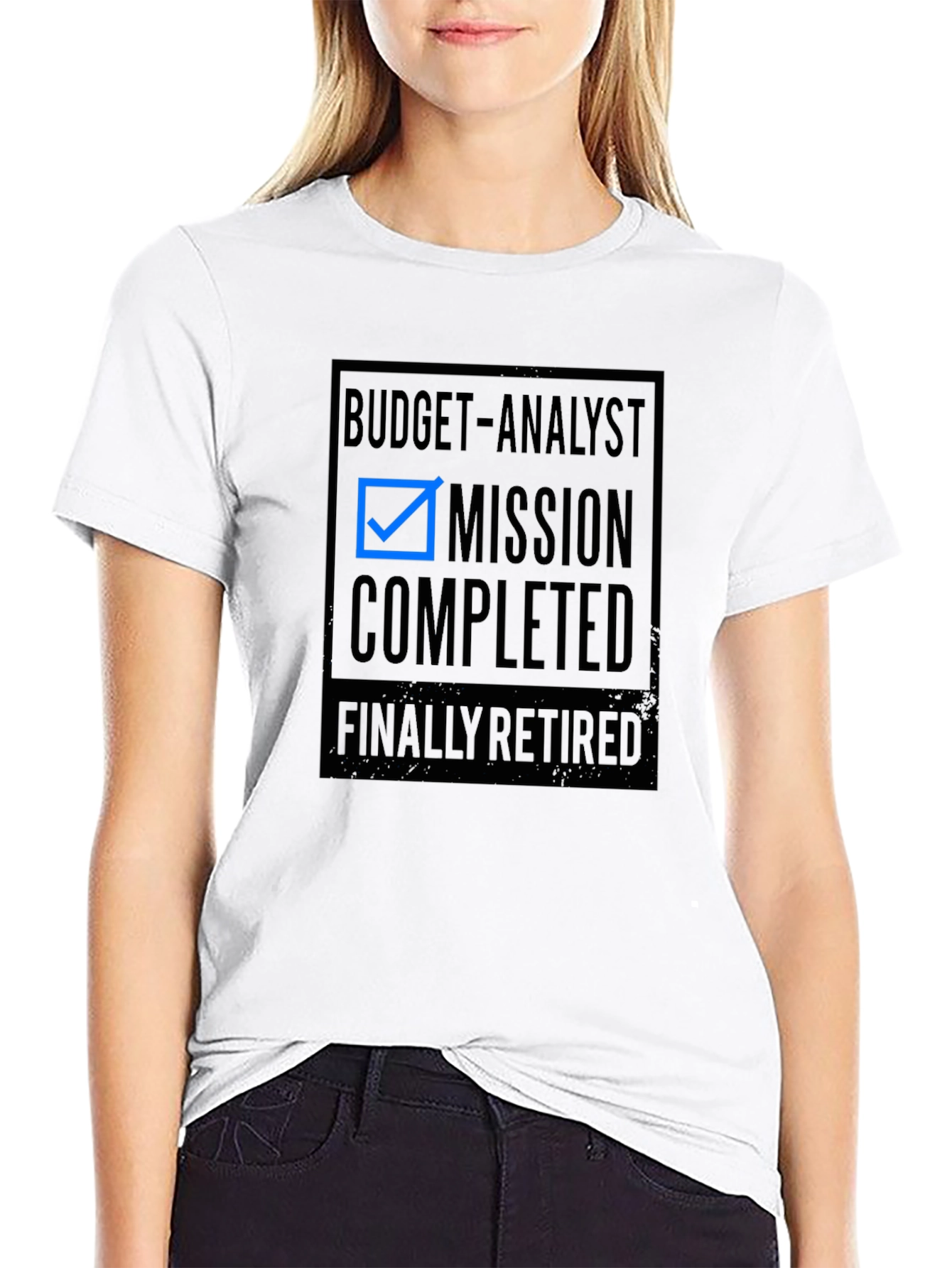 Budget Analyst Mission Completed Retirement T-Shirt