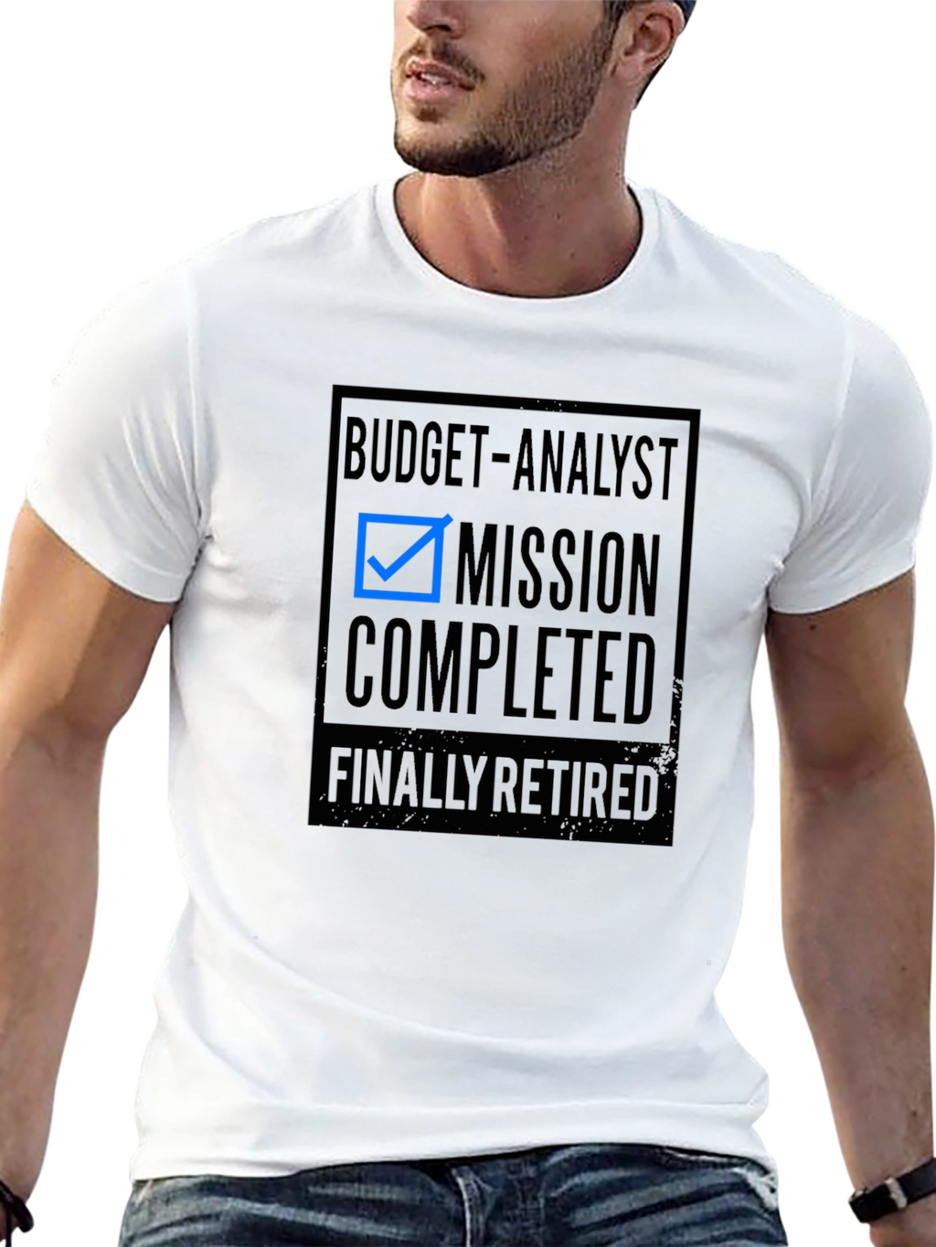 Budget Analyst Mission Completed Retirement T-Shirt