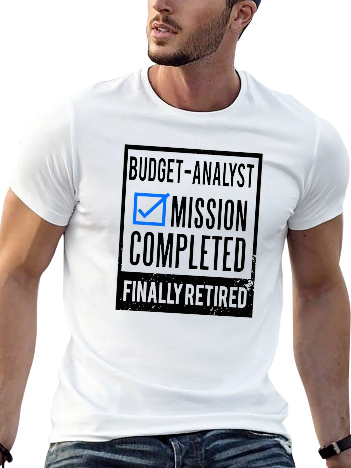 Budget Analyst Mission Completed Retirement T-Shirt