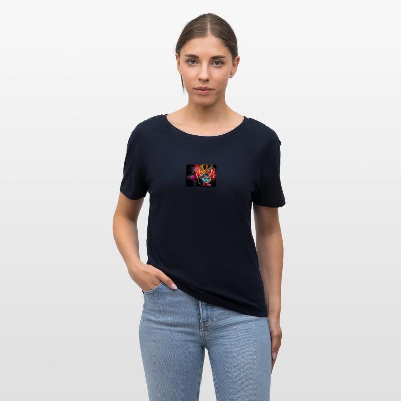 Neon Heart and Devil Horns Love Design