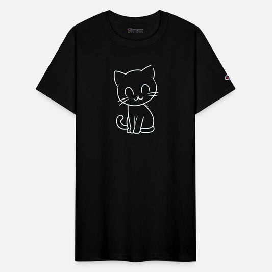 Neon Kitty - Flat Vector Cat Design