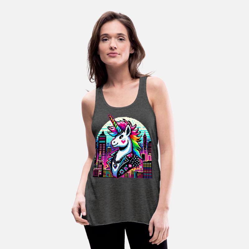 Neon Urban Unicorn: Pixel Art Chic