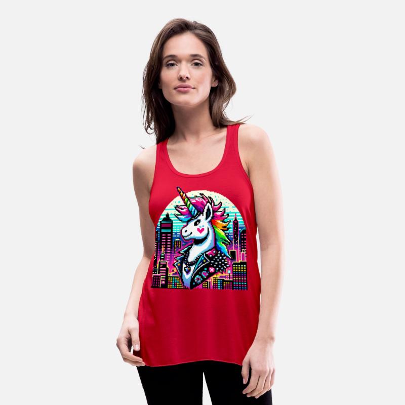 Neon Urban Unicorn: Pixel Art Chic