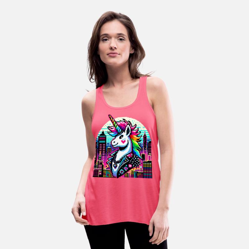 Neon Urban Unicorn: Pixel Art Chic