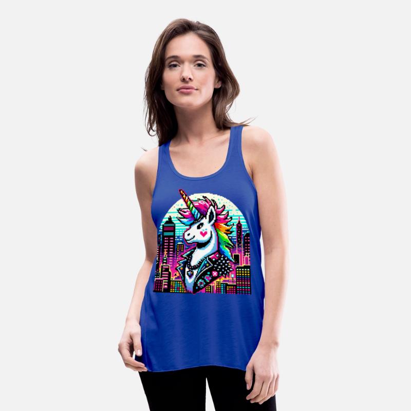 Neon Urban Unicorn: Pixel Art Chic