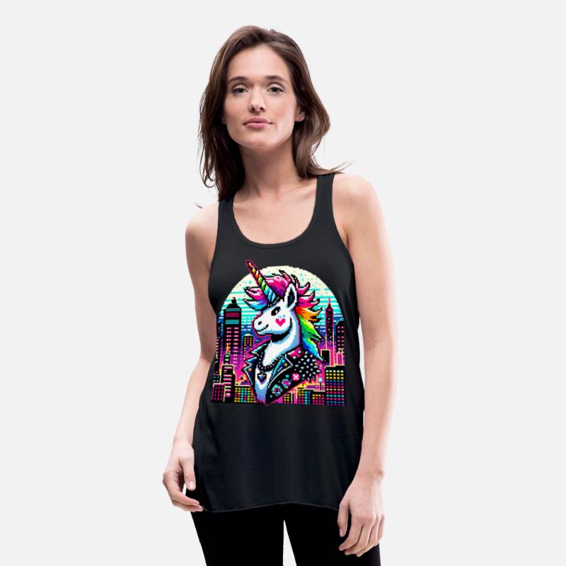 Neon Urban Unicorn: Pixel Art Chic