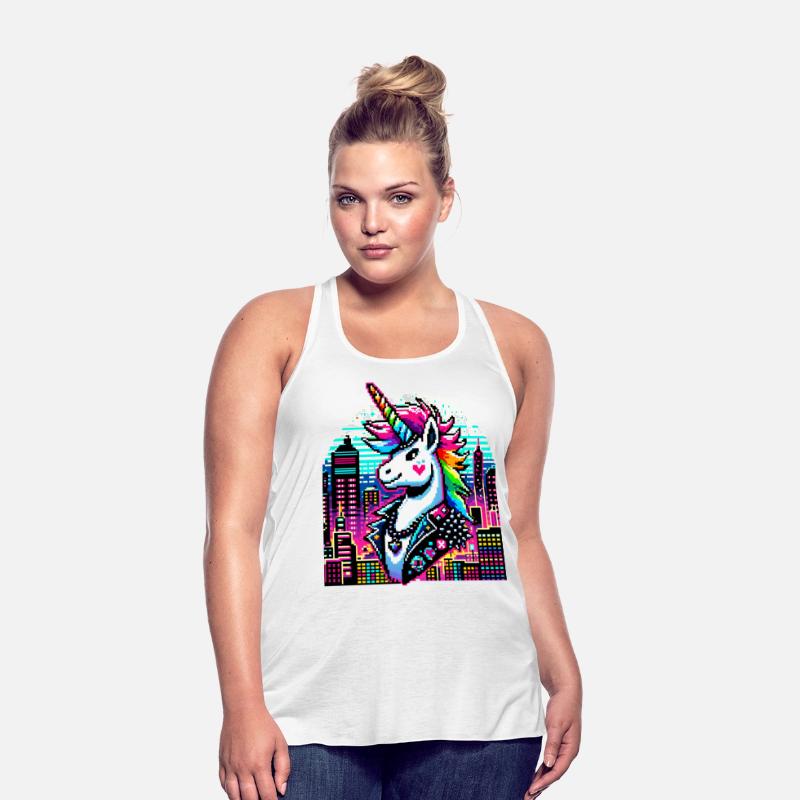 Neon Urban Unicorn: Pixel Art Chic