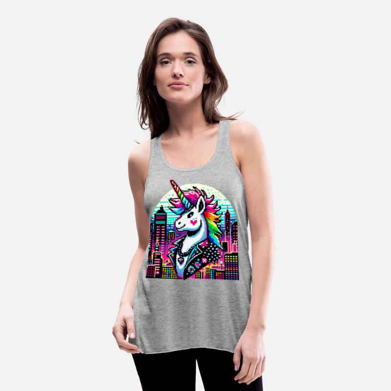 Neon Urban Unicorn: Pixel Art Chic