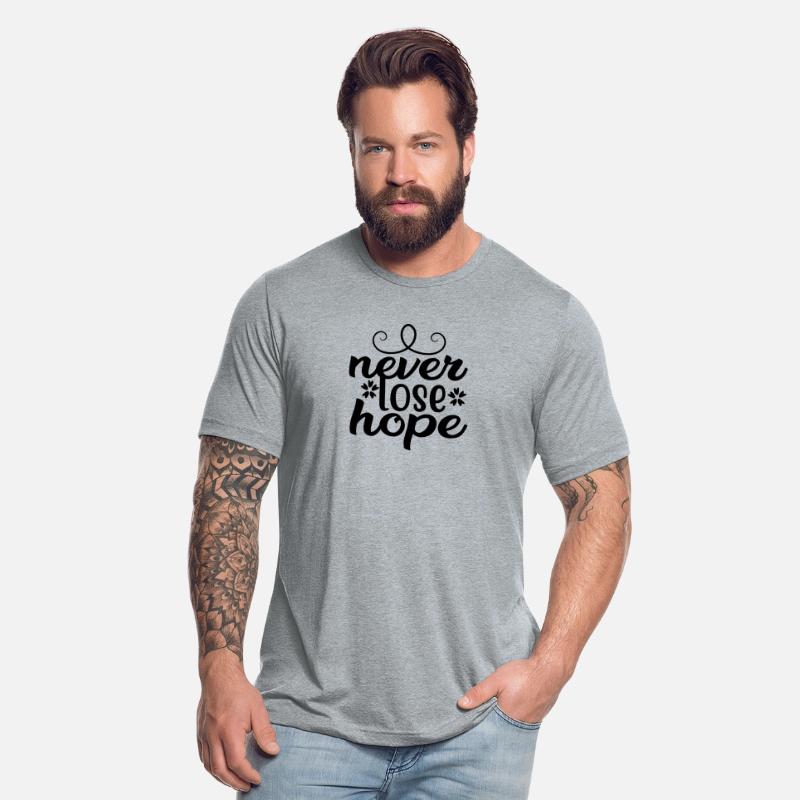 Never lose hope design t-shirt
