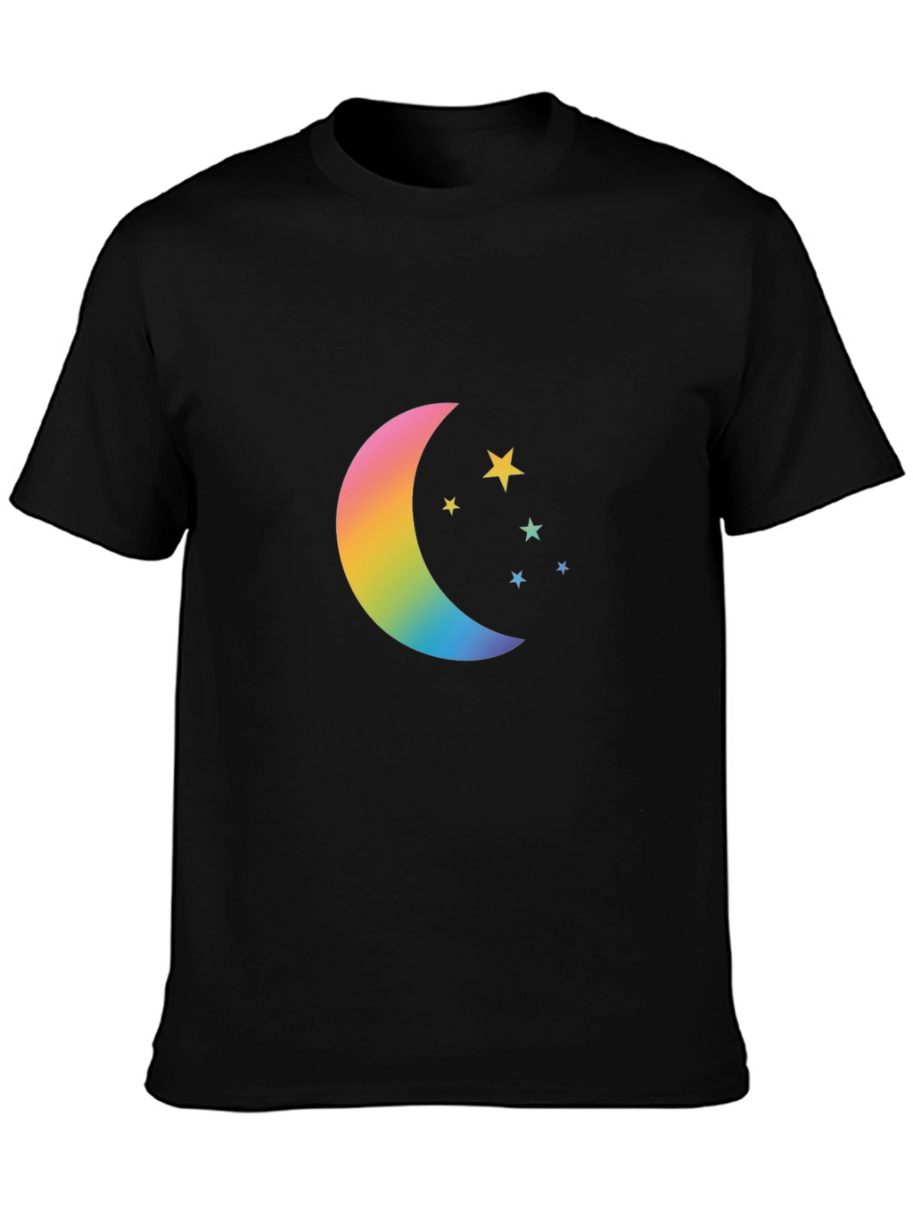 Rainbow Moon & Stars Graphic Tee