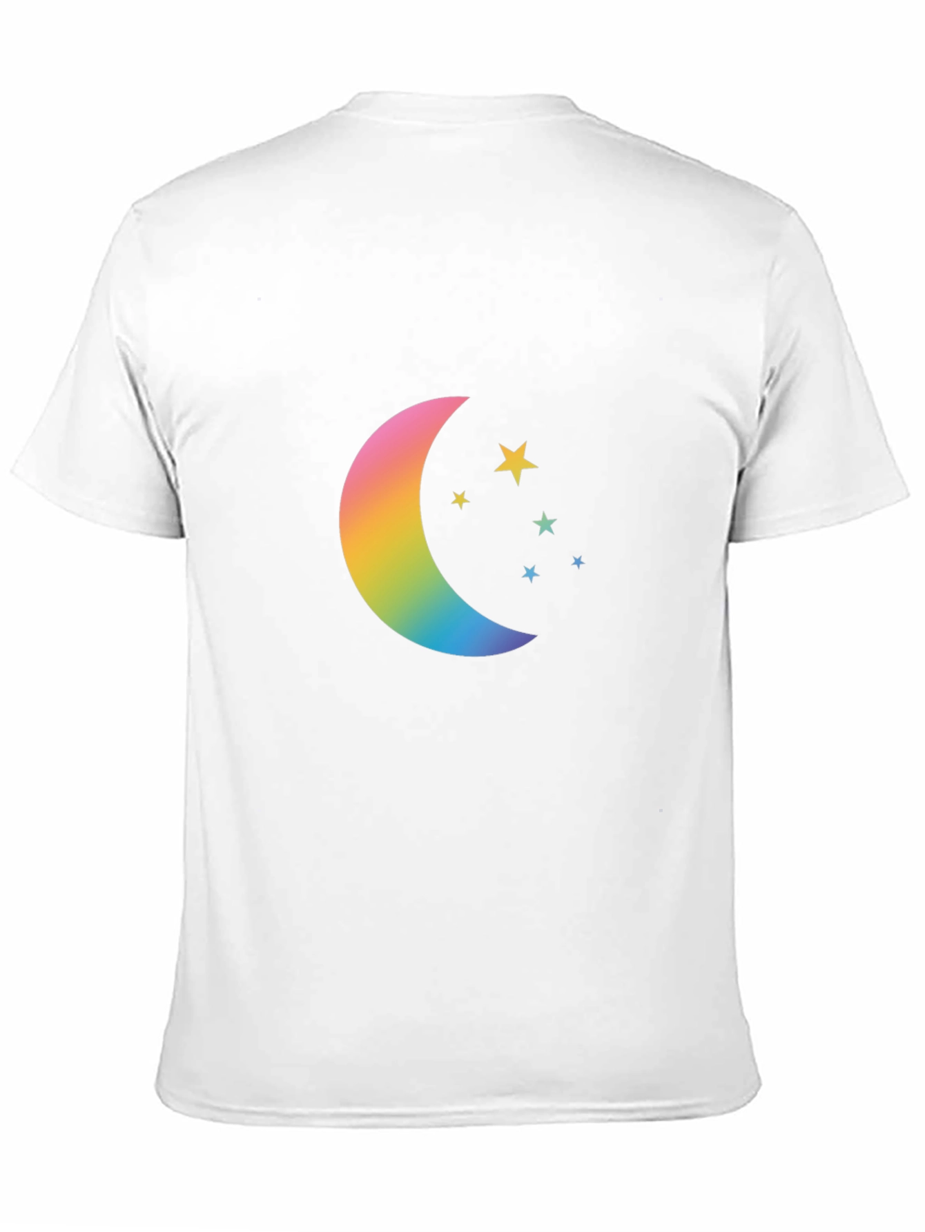 Rainbow Moon & Stars Graphic Tee