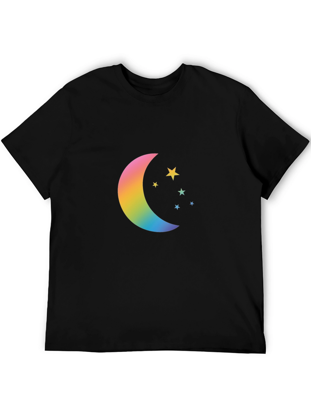 Rainbow Moon & Stars Graphic Tee