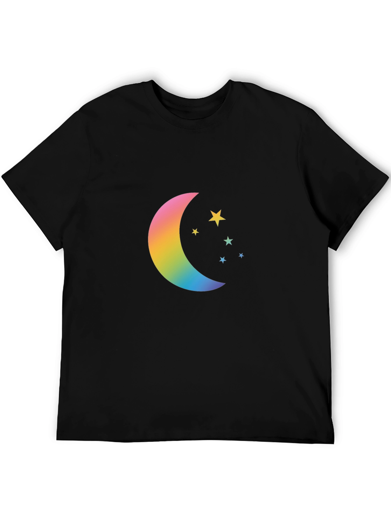 Rainbow Moon & Stars Graphic Tee