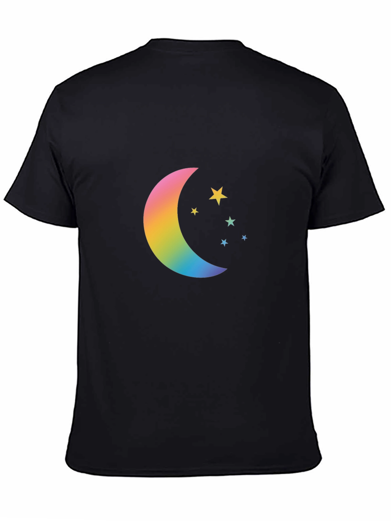 Rainbow Moon & Stars Graphic Tee