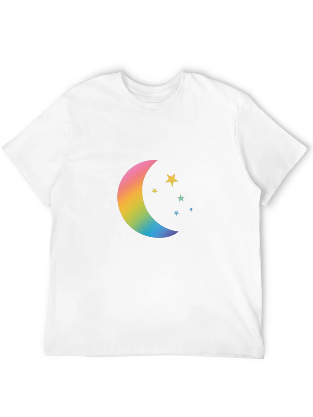 Rainbow Moon & Stars Graphic Tee