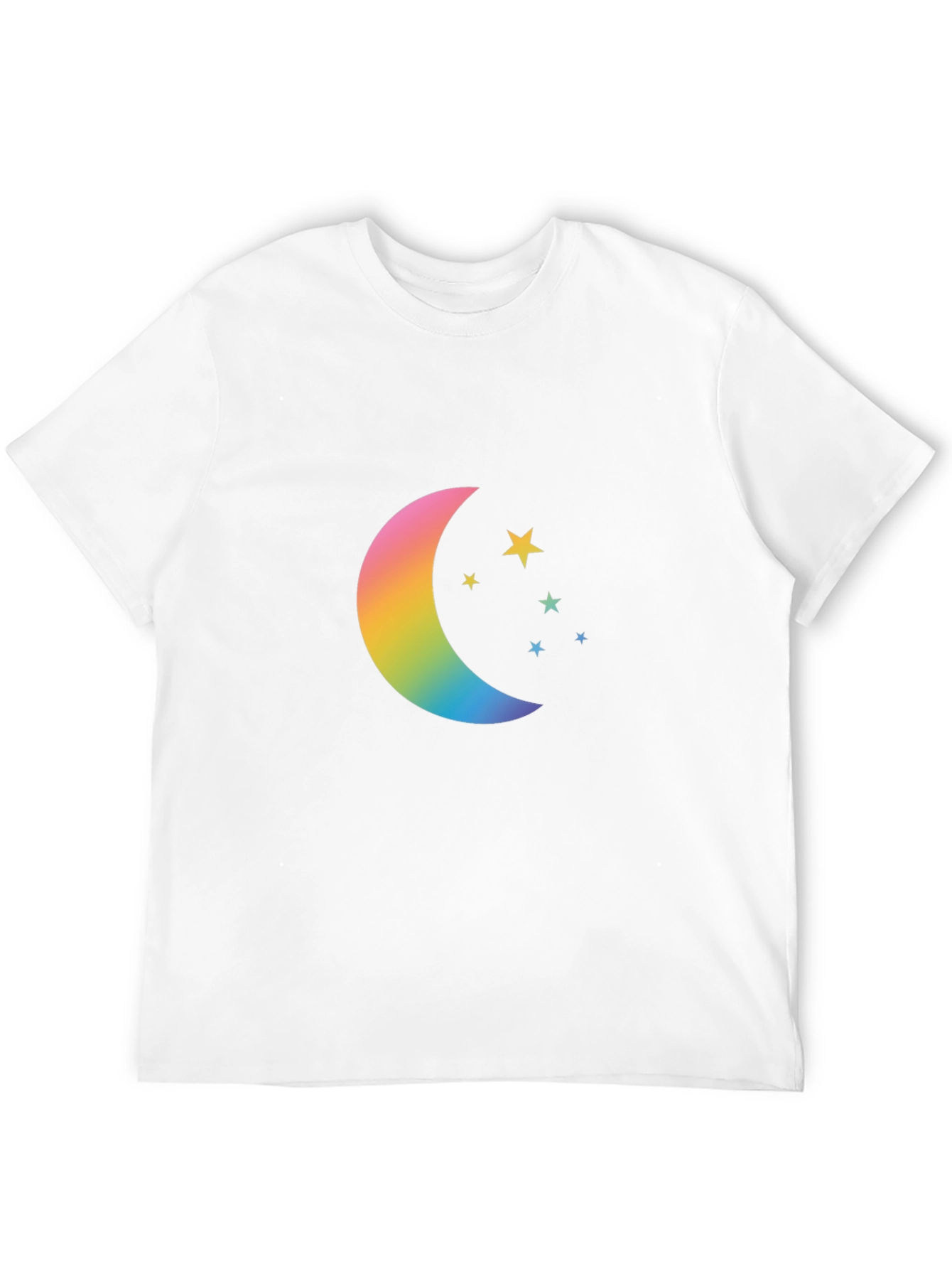 Rainbow Moon & Stars Graphic Tee