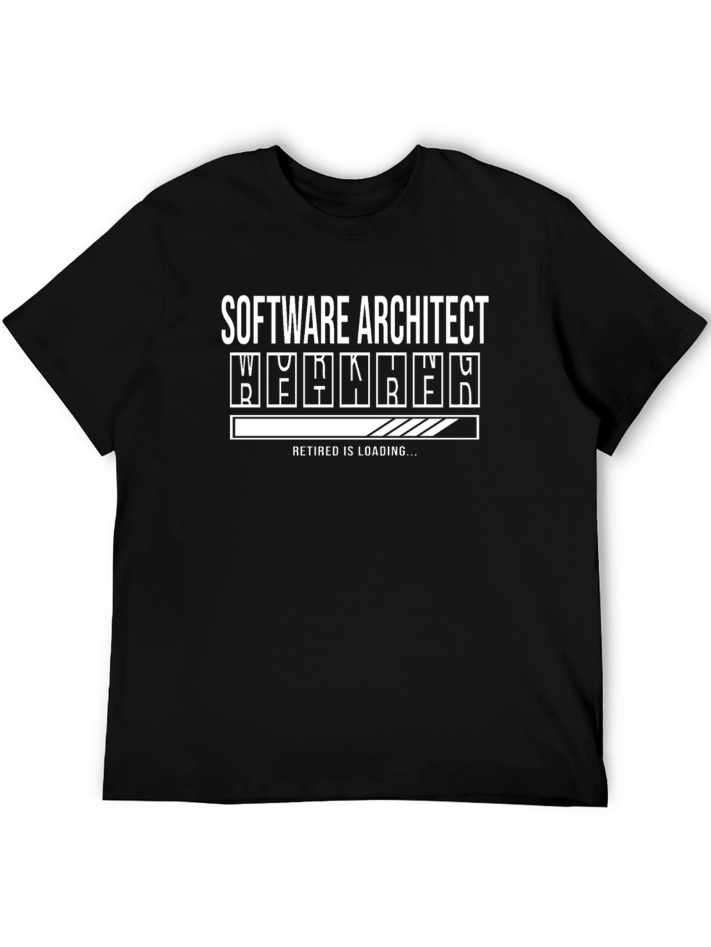 Software Architect Retired Loading T-Shirt