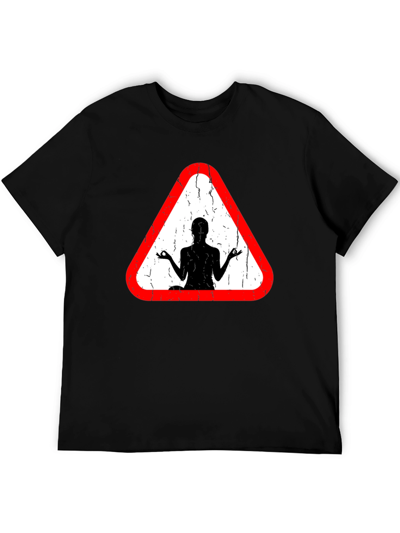Yoga Sign T-Shirt - Mens Black Tee