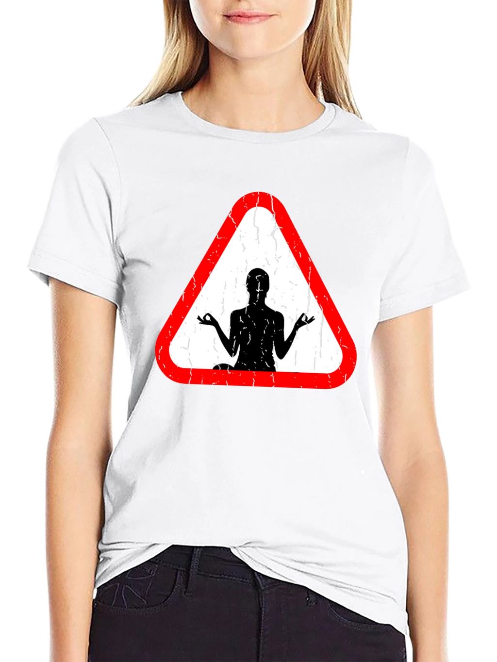 Yoga Sign T-Shirt - Mens Black Tee
