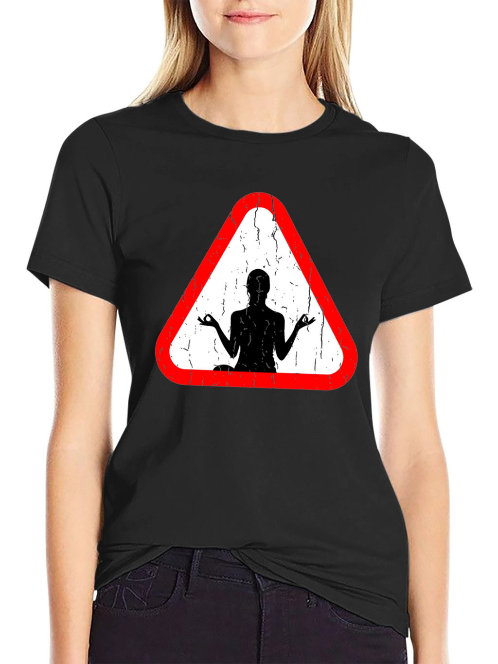 Yoga Sign T-Shirt - Mens Black Tee