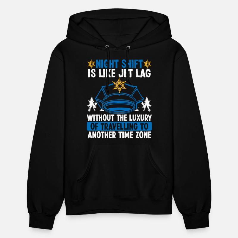 Night Shift Worker Policeman Police Officer