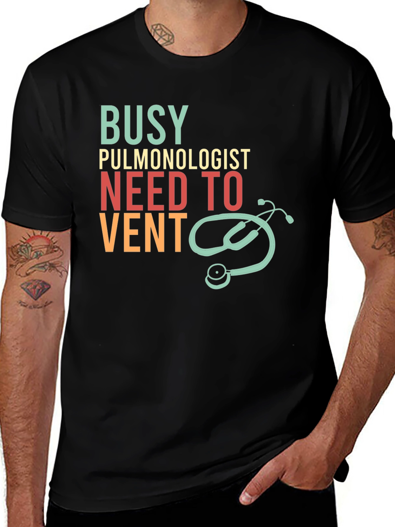 Busy Pulmonologist Vent T-Shirt