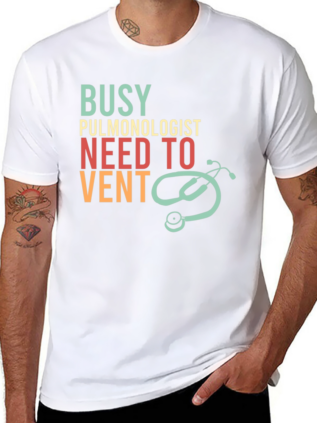 Busy Pulmonologist Vent T-Shirt