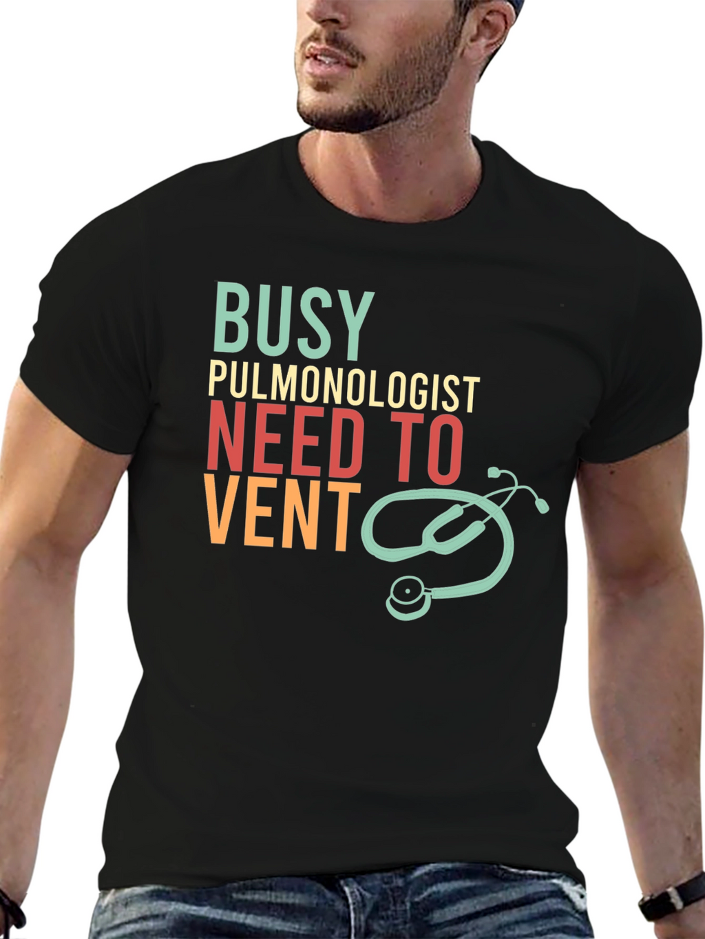 Busy Pulmonologist Vent T-Shirt