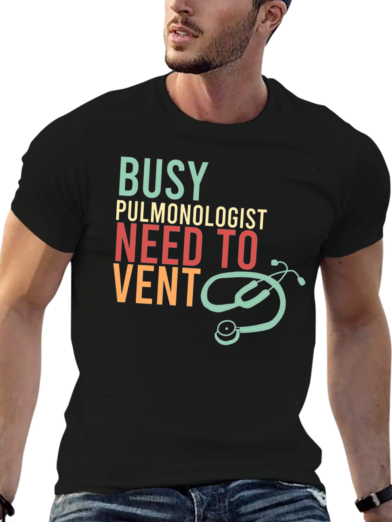 Busy Pulmonologist Vent T-Shirt
