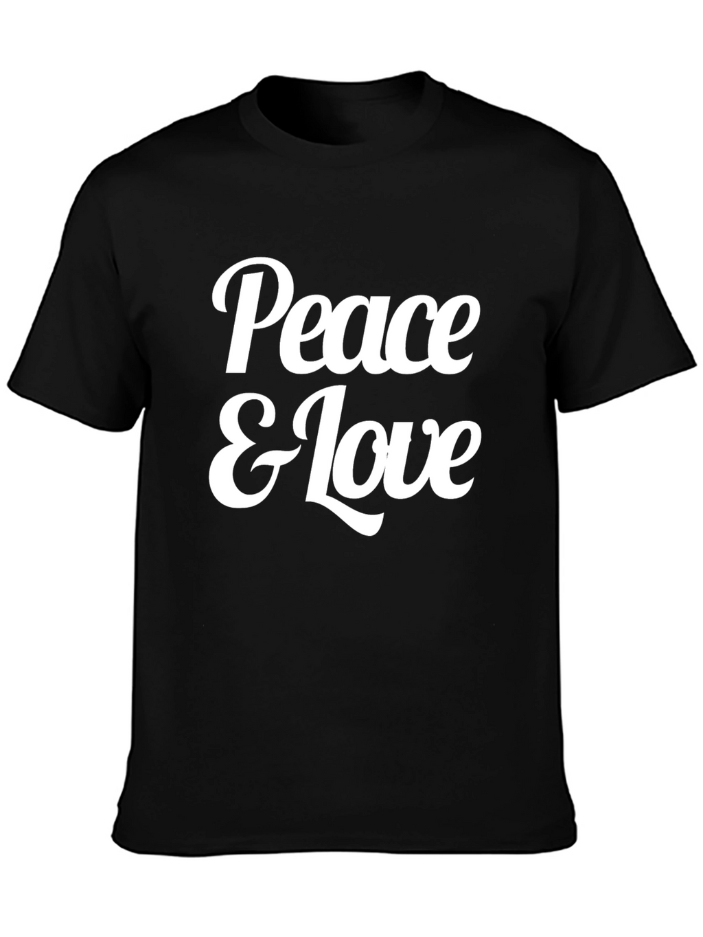 Peace & Love Graphic Tee - Soft Cotton Blend