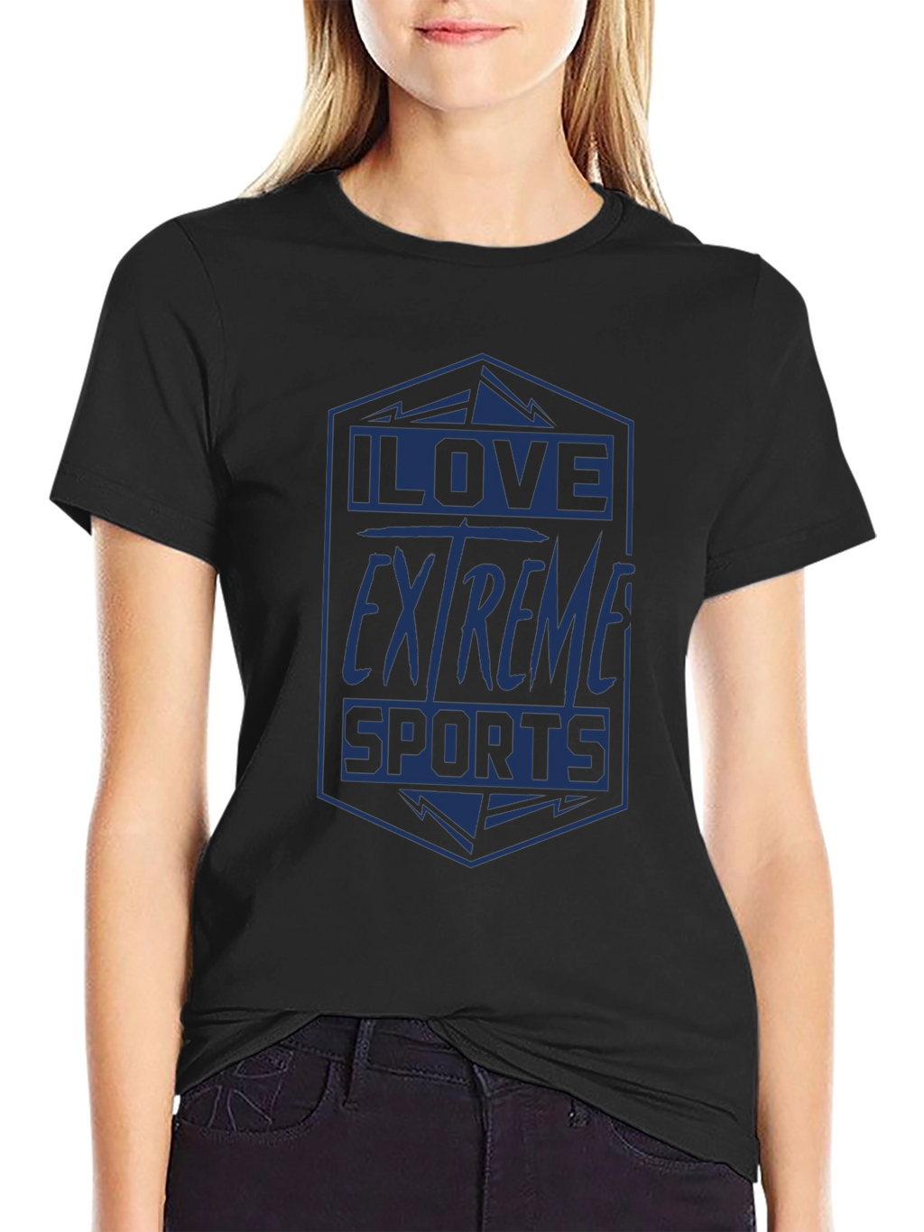 I Love Extreme Sports Graphic T-Shirt