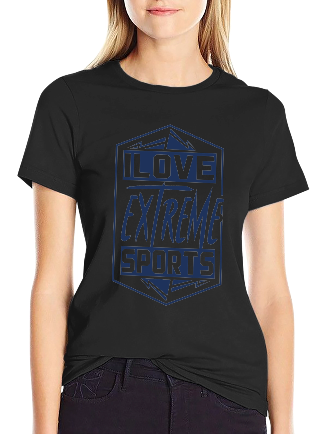 I Love Extreme Sports Graphic T-Shirt