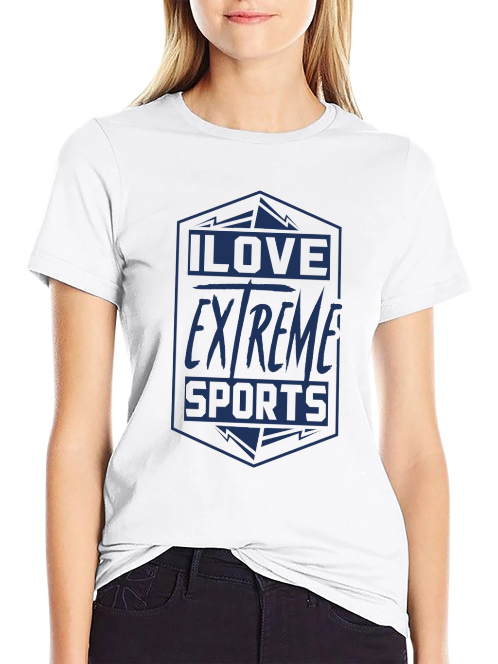 I Love Extreme Sports Graphic T-Shirt