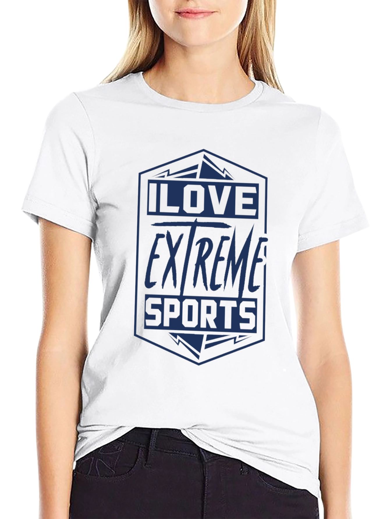 I Love Extreme Sports Graphic T-Shirt