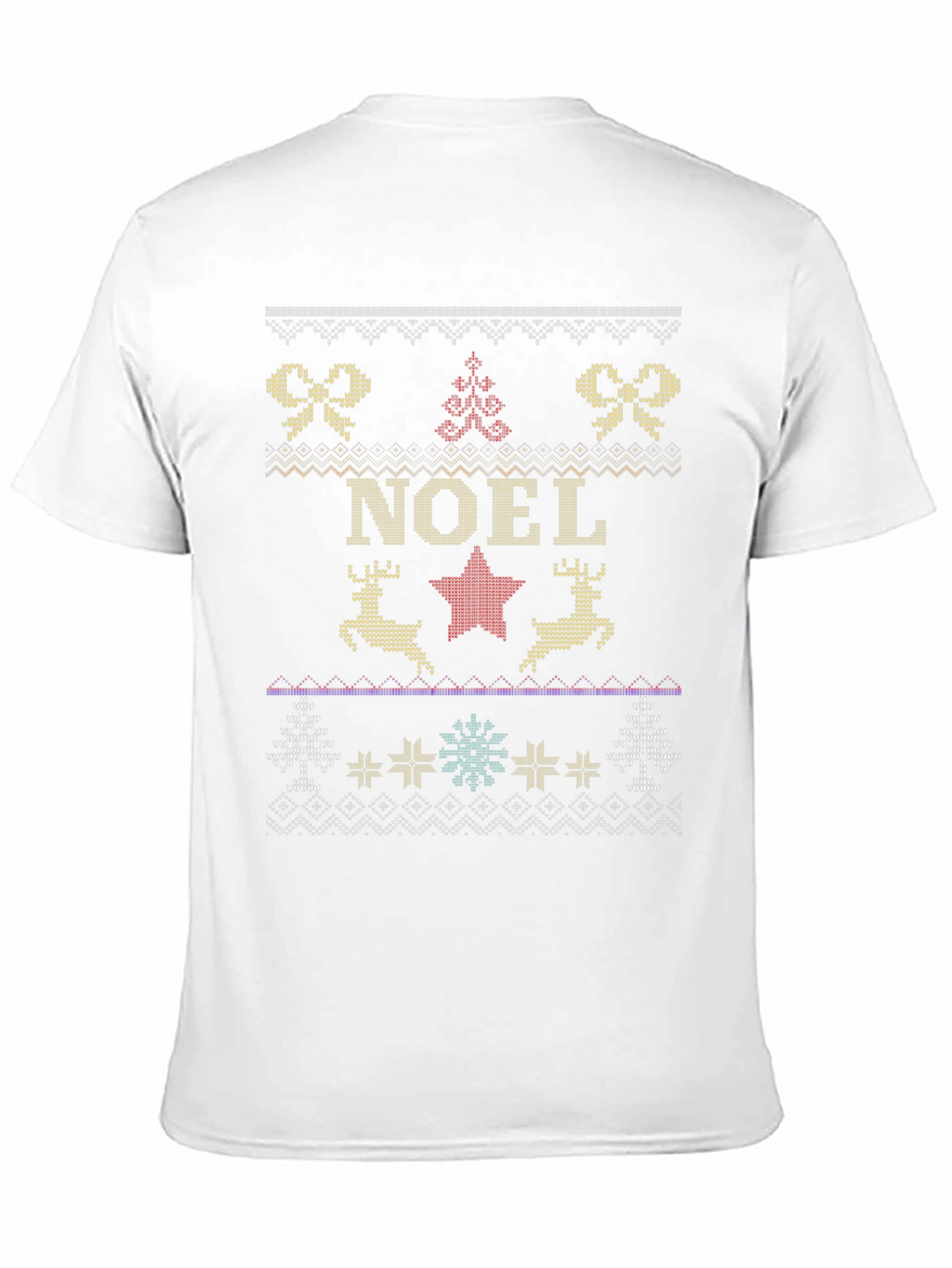 Noel Holiday Ugly Christmas Sweater Style T-Shirt
