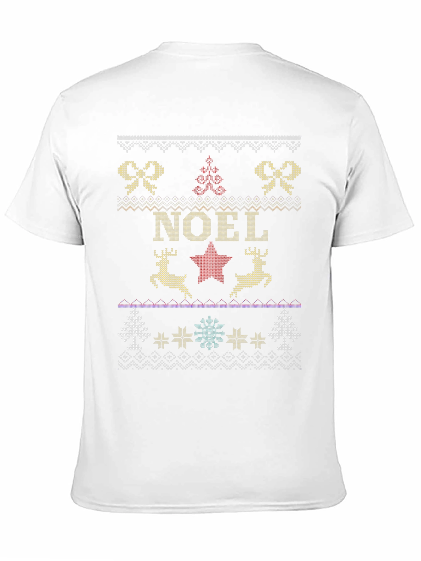 Noel Holiday Ugly Christmas Sweater Style T-Shirt