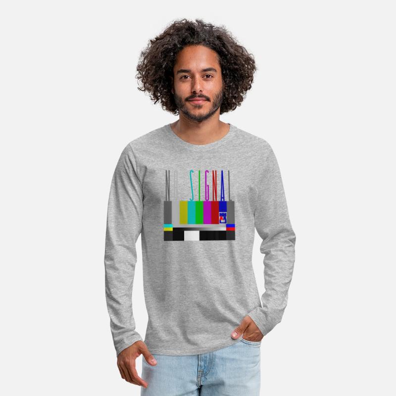 No signal TV screen SMPTE color bars