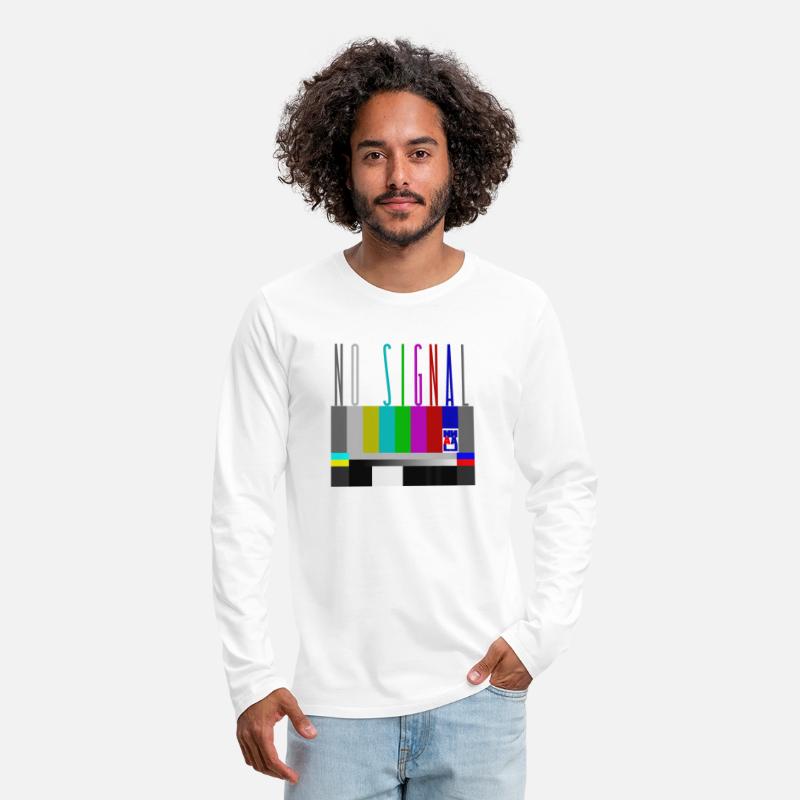 No signal TV screen SMPTE color bars