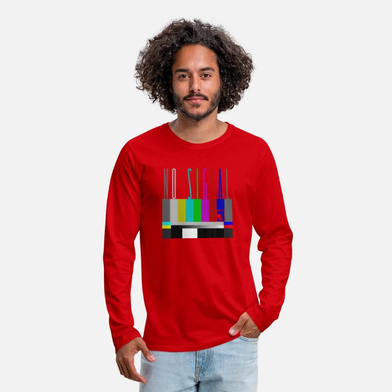 No signal TV screen SMPTE color bars