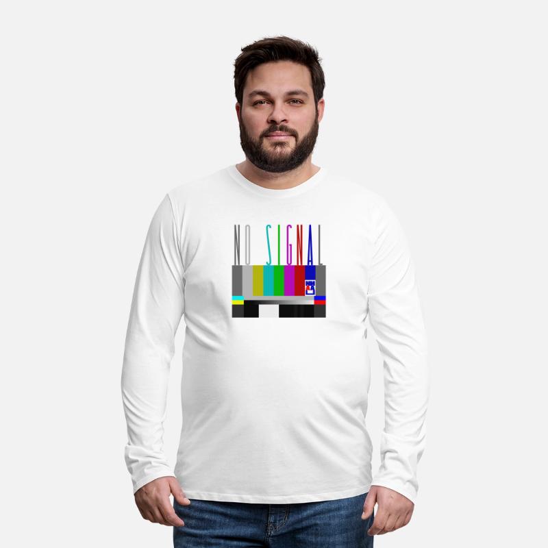 No signal TV screen SMPTE color bars