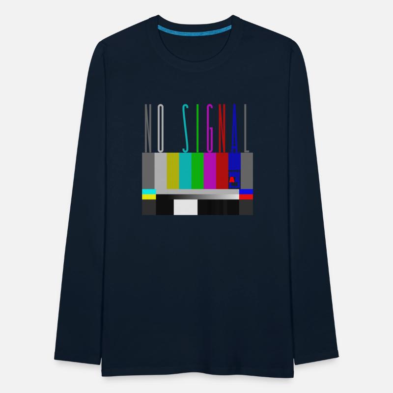 No signal TV screen SMPTE color bars