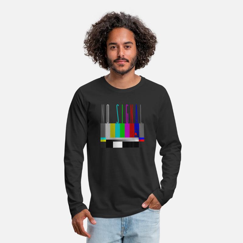 No signal TV screen SMPTE color bars