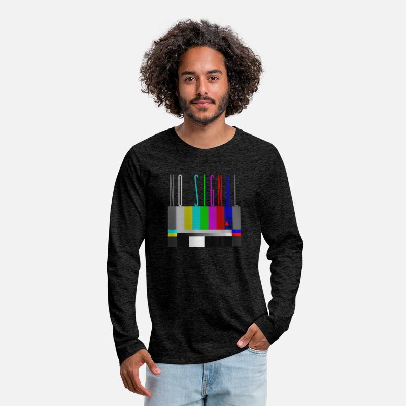 No signal TV screen SMPTE color bars