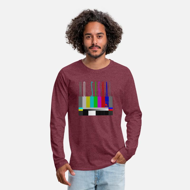 No signal TV screen SMPTE color bars