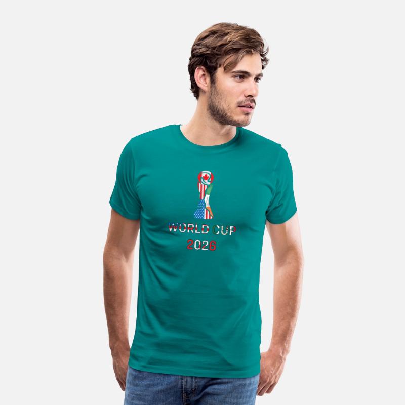 North America 2026 Football T-Shirt Canada USA Mex