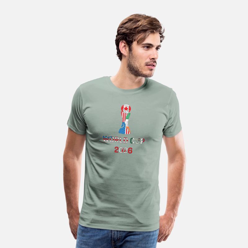 North America 2026 Football T-Shirt Canada USA Mex
