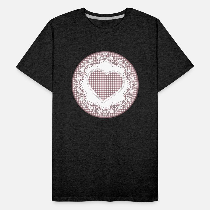 Nostalgia cake tip label in old pink with heart