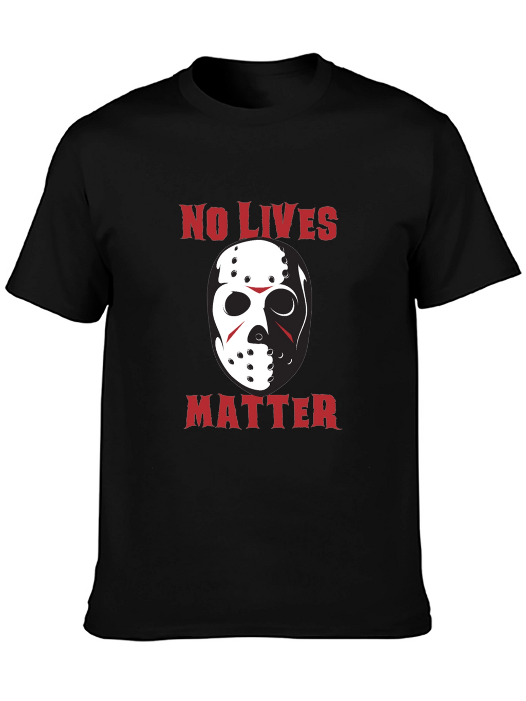 No Lives Matter Jason Hockey Mask Funny T-Shirt