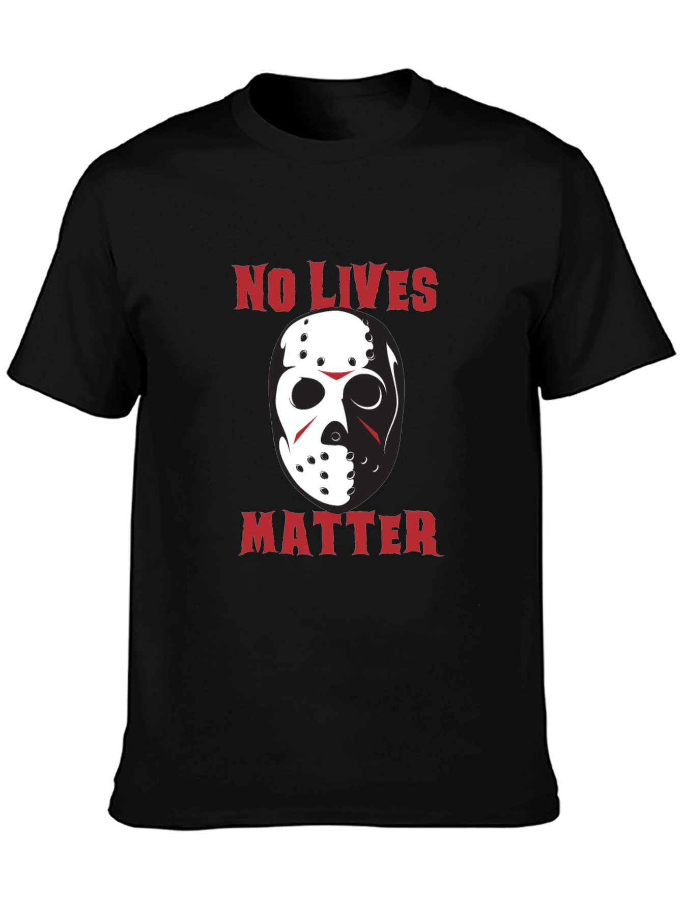No Lives Matter Jason Hockey Mask Funny T-Shirt